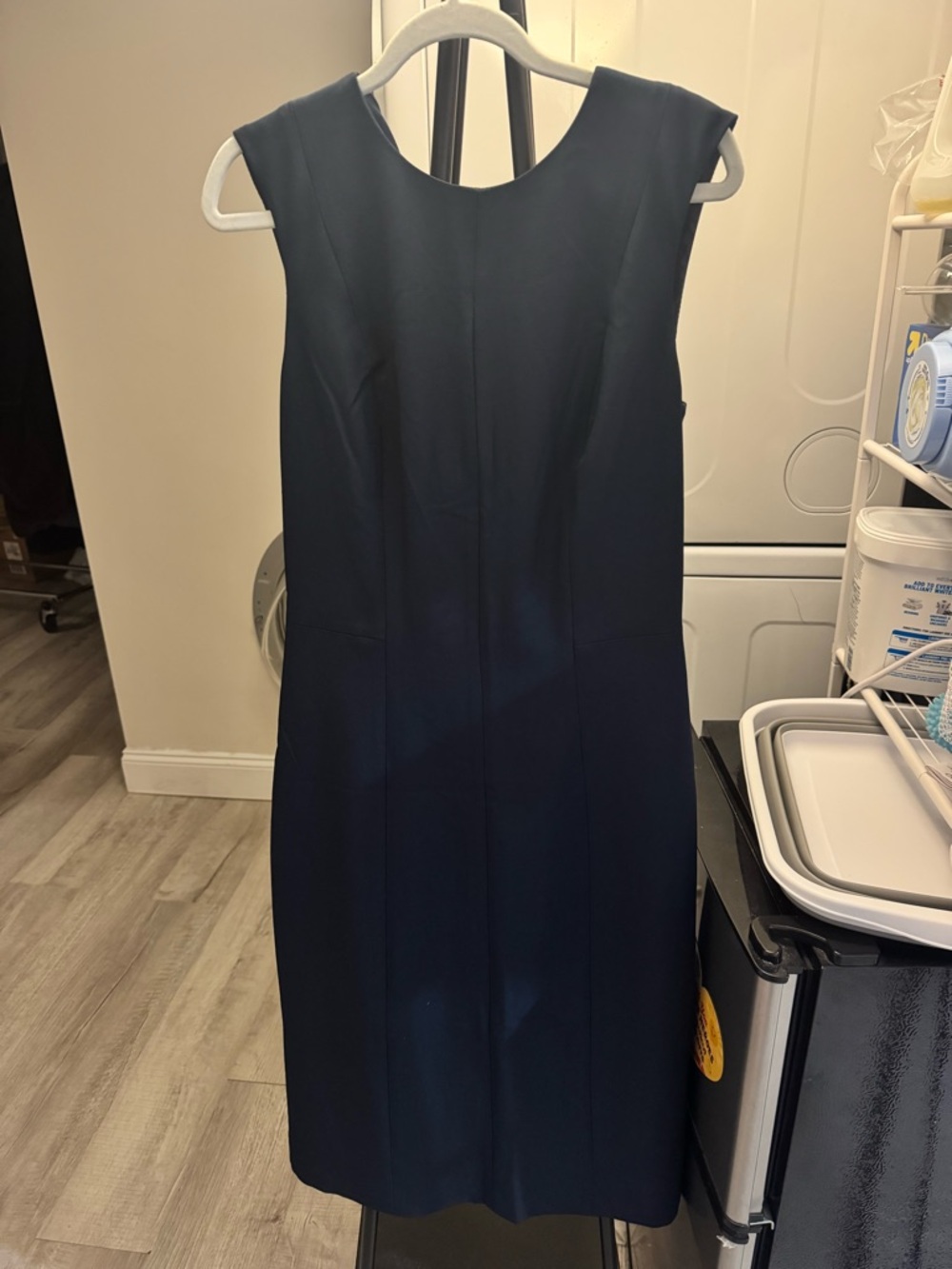 Banana Republic Navy Midi Sheath Dress